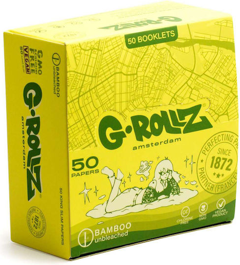 G-Rollz Foițe de Țigări Rulate King Size 50 foi 1buc