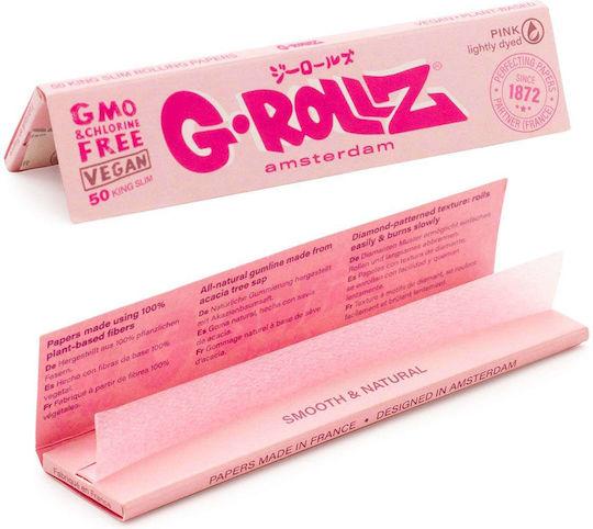 G-Rollz Χαρτάκια Στριφτού Τσιγάρου King Size 50 φύλλα 1τμχ