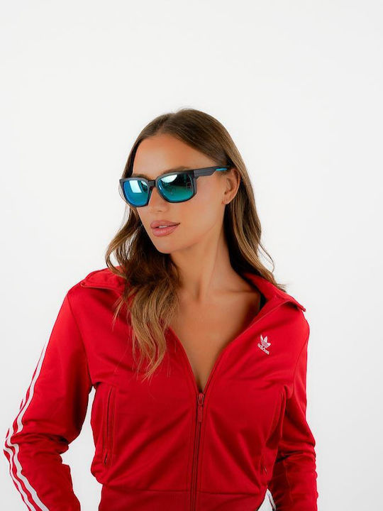 Red Raven Rapid Unisex Γυαλιά Ηλίου με Μαύρο Σκελετό και Κόκκινο Φακό 48953100534094