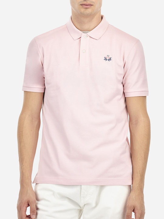 Поло Блуза с къс ръкав Light Pink