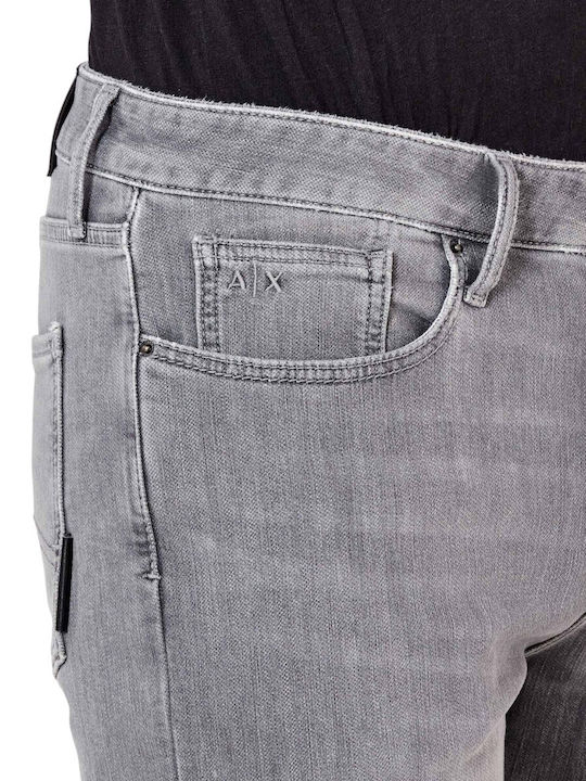 Men's Elastic Jeans Pants with Slim Fit Gray XM000070AF14369 M8002