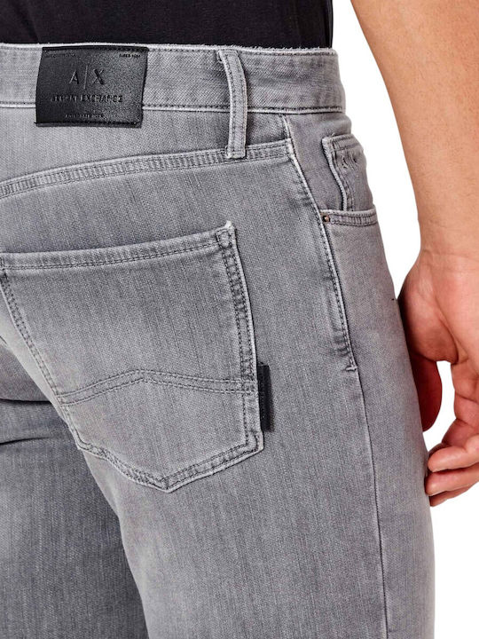 Men's Elastic Jeans Pants with Slim Fit Gray XM000070AF14369 M8002