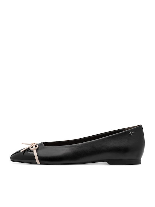 Leather Ballerinas Black