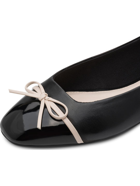 Leather Ballerinas Black