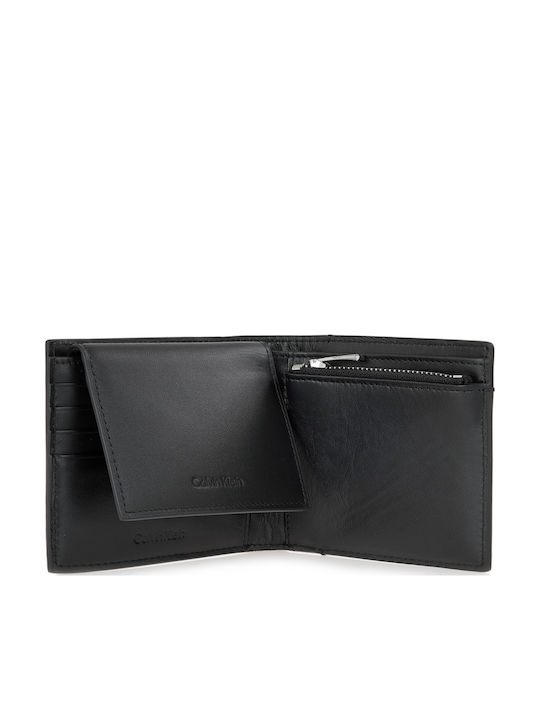 Billfold Leather Men's Wallet Cards Black
