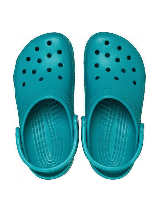 Crocs Classic Γυναικεία Σαμπό Πράσινα
