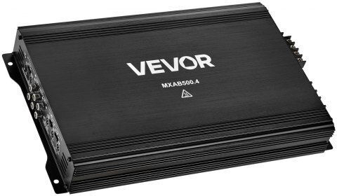 Vevor Car Audio Amplifier 4-channel Bridgeable Car Amplifier Multichannel Class Ab Stereo Amp Max 4 X 250w At 4 Ohms 4 X 500w At 2 Ohms High Output Suvs Pickups Off-road Vehicles