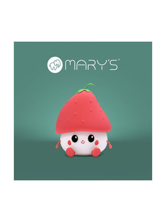 Mary's Nursery Night Light LED Strawberry Battery Red Warm