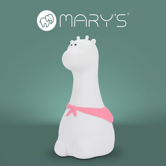 Mary's Mary's Nursery Night Light LED Giraffe Battery White Warm