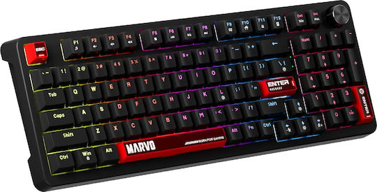 Marvo Arma 98 Gaming Μηχανικό Πληκτρολόγιο με Custom διακόπτες και RGB φωτισμό (Αγγλικό US)