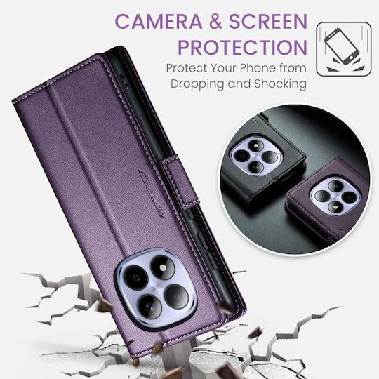 Caseme 023 Luminus Brieftasche Lila (Redmi Note 15 Pro 5G)