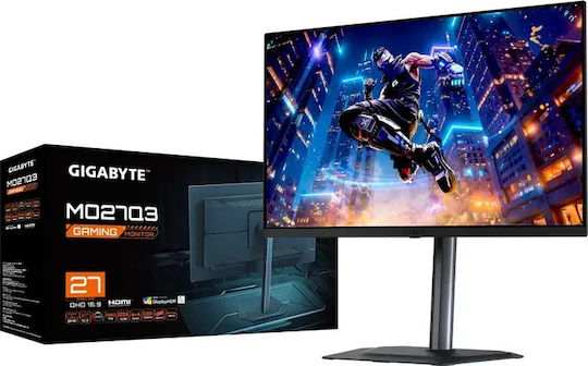 Gigabyte MO27Q3 QD-OLED HDR Gaming Monitor 27" QHD 2560x1440 360Hz με Χρόνο Απόκρισης 0.03ms GTG