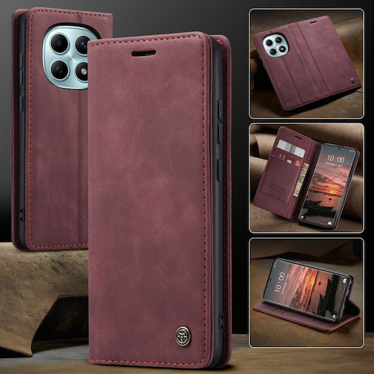 Caseme 013 Retro Book Μπορντό (Redmi Note 15)