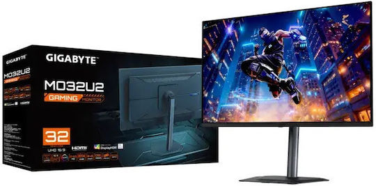 Gigabyte MO32U2 QD-OLED HDR Gaming Monitor 31.5" 4K 3840x2160 240Hz with Response Time 0.03ms GTG