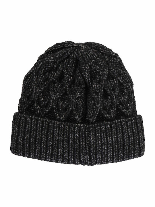 Beanie Γυναικείος Σκούφος Πλεκτός σε Γκρι χρώμα