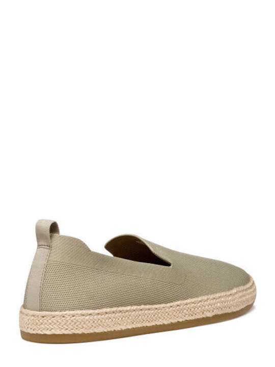 Men's Loafers In Beige Colour