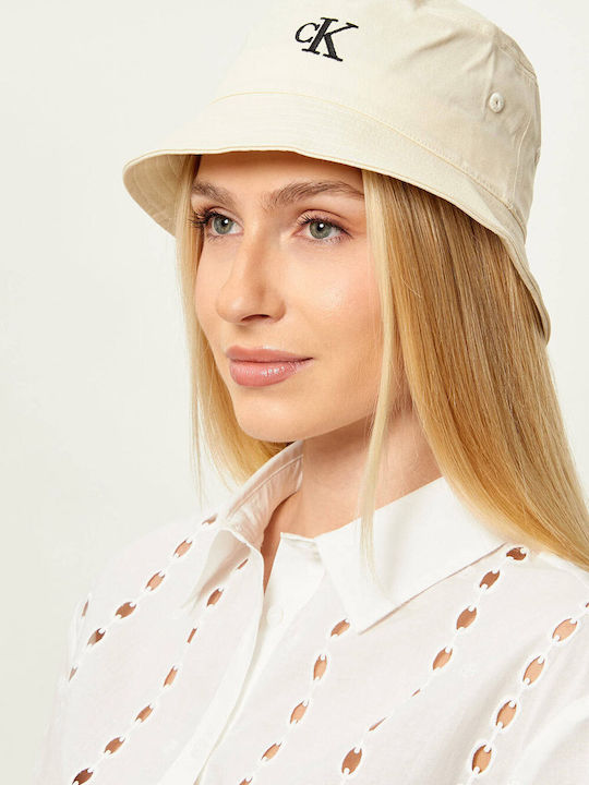 Calvin Klein Γυναικείο Καπέλο Bucket Λευκό