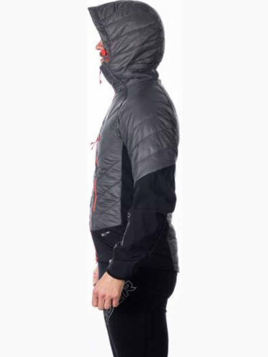 Northfinder BU-5111SKP Ανδρικό Μπουφάν Soft Shell για Σκι & Snowboard Γκρι