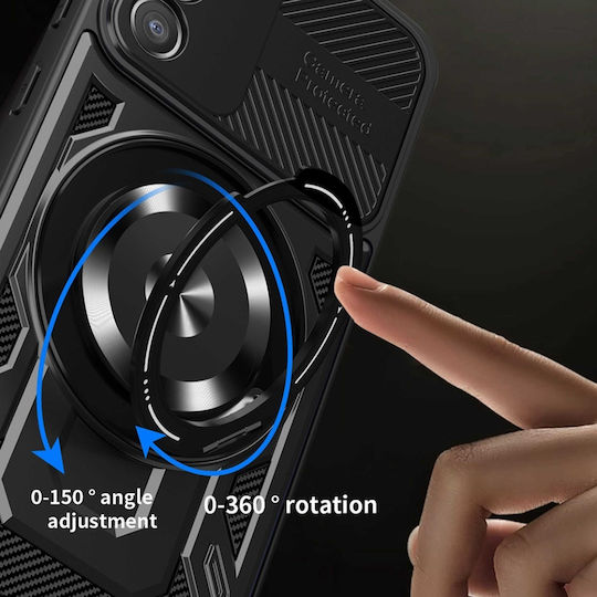 Magnetic 360 Full Cover Albastru (Oppo Reno15 F, Oppo Reno15 FS 5G)