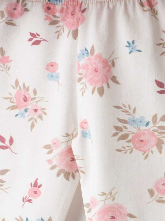 Set pentru copii cu colanți Vară 2buc Pink, White