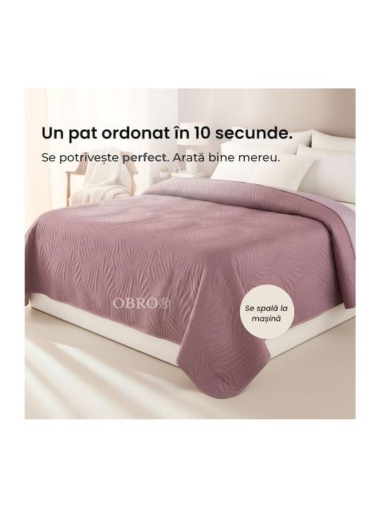 Κουβερλί Υπέρδιπλο Powder Pink 220x240cm