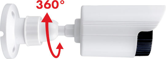 Set of Two Simulated Tube Cameras Led Ir White Power Supply 2xaa Not Included in Delivery Abs Ir1800 Wt