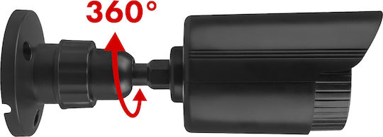 Set of Two Dummy Tube Cameras Led Ir Black Power Supply 2xaa Not Included in Delivery Abs Ir1800 Bt