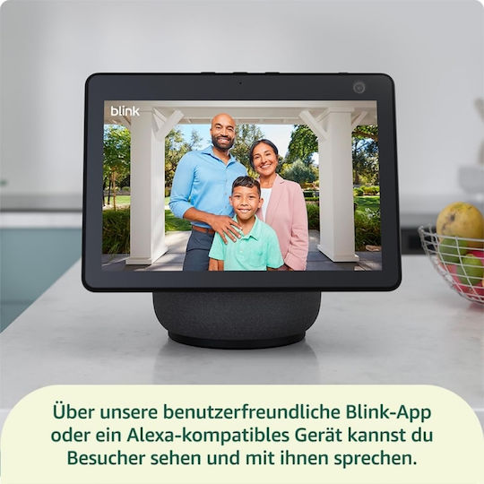 Blink Ασύρματο Σετ Θυροτηλεόρασης Συμβατό με Alexa Μαύρο