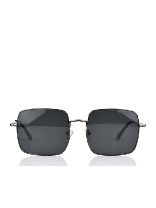 Red Raven Venomous Ochelari De Soare Pentru Femei Cu Ramă Metalică Neagră Și Lentilă Polarized Neagră