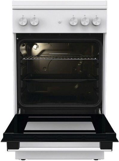 Gorenje Κουζίνα Υγραερίου 70lt με Εστίες Υγραερίου Π50εκ. Λευκή