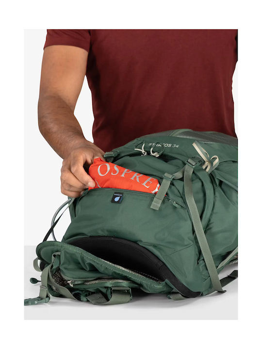 Osprey Stratos Waterproof Mountaineering Backpack 34lt Green