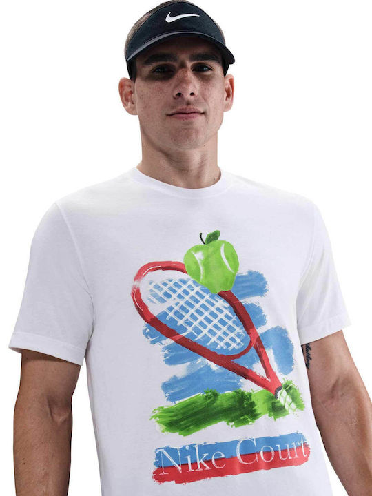 Nike Dri-fit HV1713-100 Men's White Blouse