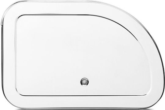 Brabantia Brotkasten Inox Gray 47.9x27.6x18.9cm
