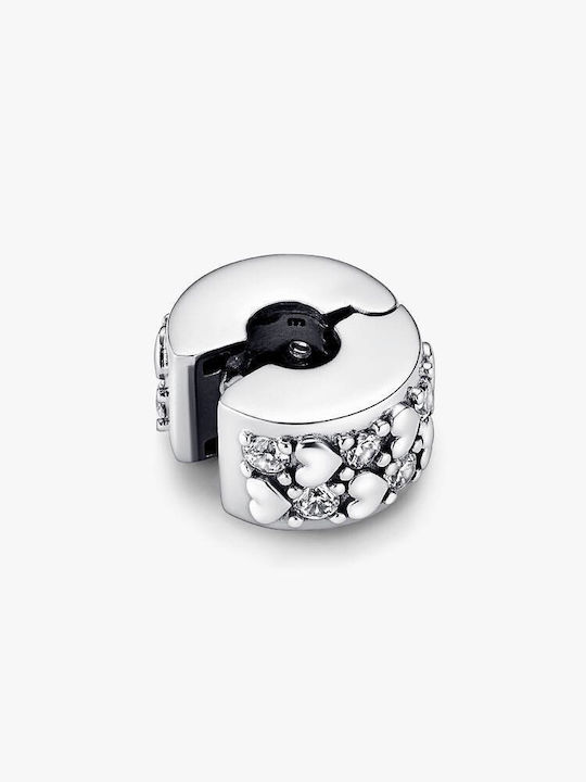 Pandora Висящ талисман Сърце от Сребро