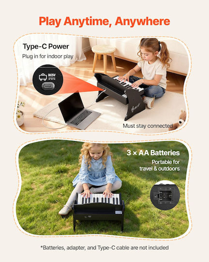 Vevor Wooden Piano for 3-10 Years