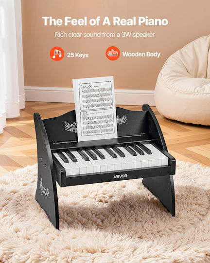 Vevor Wooden Piano for 3-10 Years