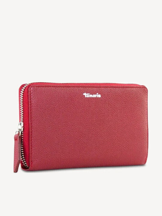 Leather Women's Wallet Classic Red