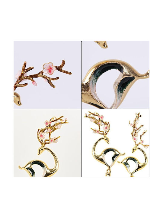 Χρυσό Διακοσμητικό Μαρμάρινη Βάση Gold Sculpture Decor