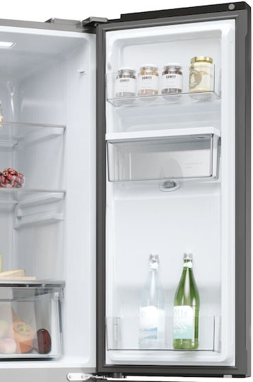 Haier Side-by-Side Kühlschrank 463Es NoFrost H181.8xB83.3xT65cm. Gray Cube 83 Series 3