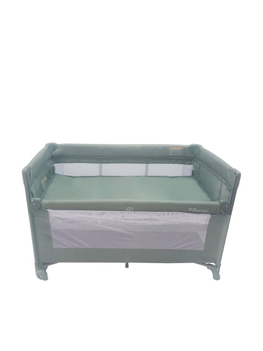 Baby Adventure Playpen 2 Levels with Mattress Khaki