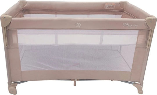 Baby Adventure Playpen 2 Levels with Mattress Beige