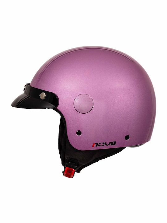 NOVA OF229P Purple Gloss Cască Moto Jet ECE 22.06 1000gr