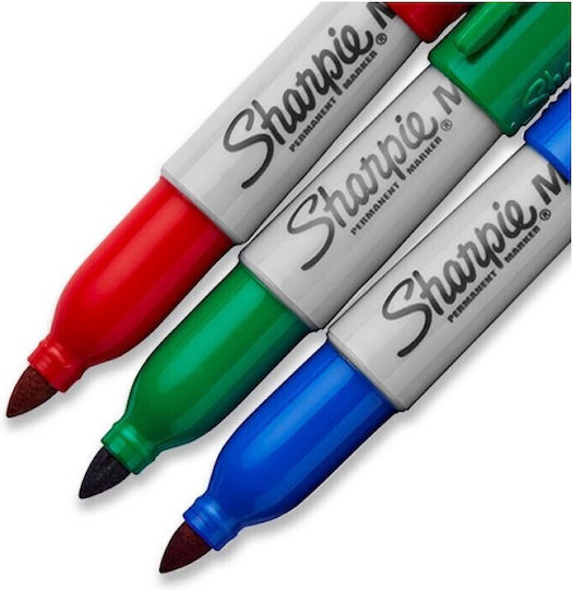 Sharpie Ανεξίτηλοι Μαρκαδόροι Assorted Colours Σετ 3τμχ