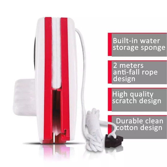 Dispozitiv Magnetic de Curățare a Geamurilor Double Faced Glass Cleaner