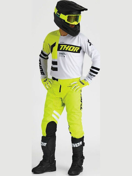 Thor Gloves Mx Launchmode Yellow Acid Airprene