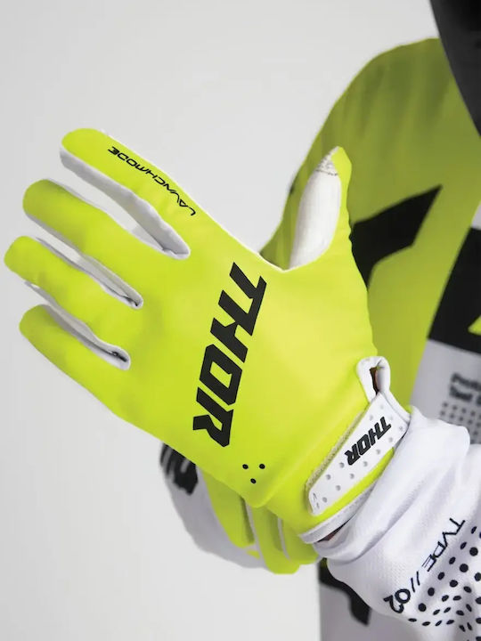 Thor Gloves Mx Launchmode Yellow Acid Airprene