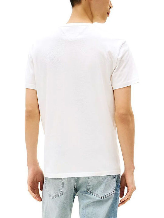 Tommy Hilfiger Flag T-shirt Ecru