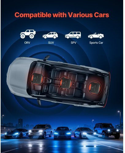 Vevor Car Audio Amplifier 4 Channels Bridgeable Multichannel Class D Stereo Output Max 4 X 110w at 4 Ohms 4 X 160w at 2 Ohms High Performance SUVs & Off Road Vehicles 4tddl4x80wrm9nb6l001v9
