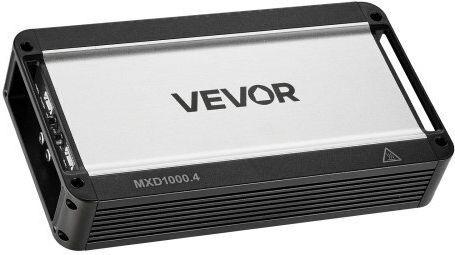 Vevor Car Audio Amplifier 4-channel Bridgeable Car Amplifier Multichannel Class D Stereo Amp Max 4 X 500w At 4 Ohms 4 X 1000w At 2 Ohms High Output Suvs Pickups Off-road Vehicles