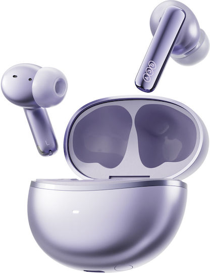 QCY MeloBuds N70i Bluetooth-Freisprecheinrichtung Kopfhörer mit Schweißresistenz und Ladeetui Purple